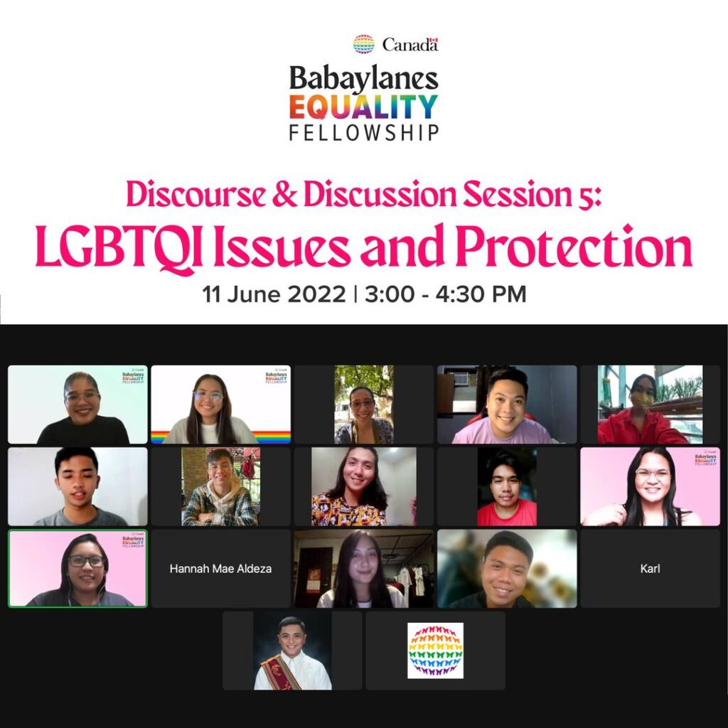 BEF Catch-Up: LGBTQI Issues and Protection and Project Management